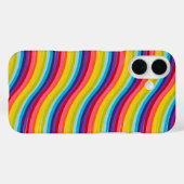 kleurrijke hedendaagse strepen Case-Mate iPhone case (Achterkant (horizontaal))