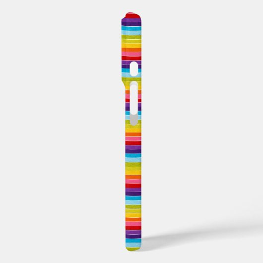 kleurrijke hedendaagse strepen Case-Mate iPhone case (Achterkant / Links)