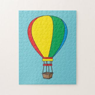 Kleurrijke Heet Luchtballon Legpuzzel