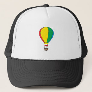 Kleurrijke Heet Luchtballon Trucker Pet