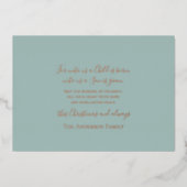 Kleurrijke Heilige Familie Folie Feestdagenkaart (Voorkant)