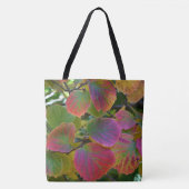 Kleurrijke Heksenhazelaar Bladeren Botanisch Tote Bag (Voorkant)