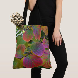 Kleurrijke Heksenhazelaar Bladeren Botanisch Tote Bag
