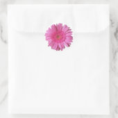 Kleurrijke Helder Roze Gerber Daisy Sticker (Tas)
