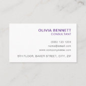 Kleurrijke heldere abstracte marmer kunst visitekaartje (Achterkant)