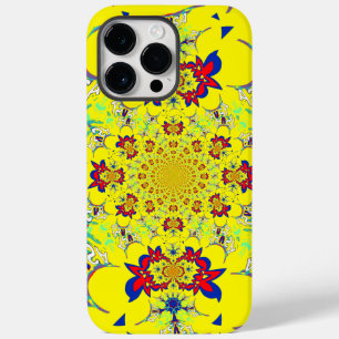 Kleurrijke Heldere Bloemen Damast Design Art Print Case-Mate iPhone 14 Pro Max Hoesje