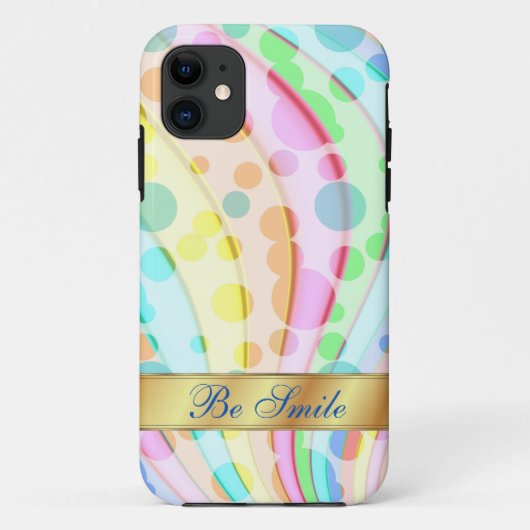 Kleurrijke heldere cirkel iPhone draagtas Case-Mate iPhone Case (Achterkant)