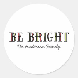 Kleurrijke, heldere feestdagen Stickers