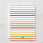 Kleurrijke heldere fotocollage Modern Christmas Feestdagenkaart (Achterkant)