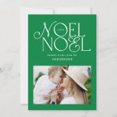 Kleurrijke heldere, heldere kerstfoto feestdagenkaart (Voorkant)