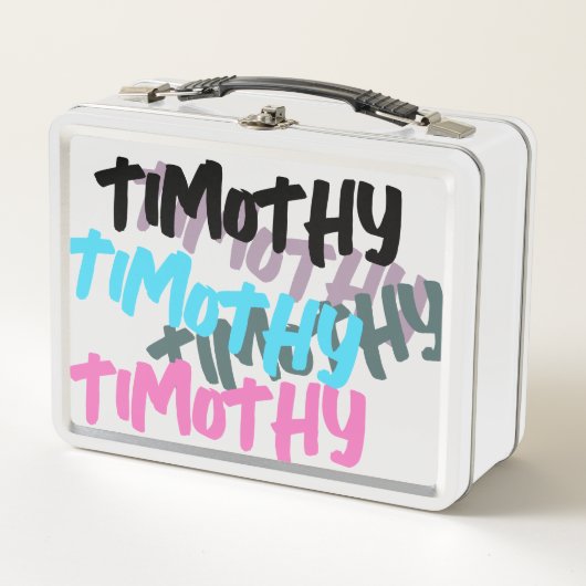 Kleurrijke heldere, heldere, stijlvolle Kind naam (Voorkant)