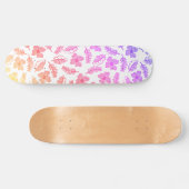 Kleurrijke, heldere, klankklef-kunst persoonlijk skateboard (Horizontaal)