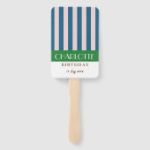 Kleurrijke heldere levendige kleuren Fun Minimalis Handwaaier (Achterkant)