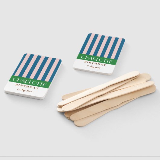 Kleurrijke heldere levendige kleuren Fun Minimalis Handwaaier (Niet-gemonteerd)