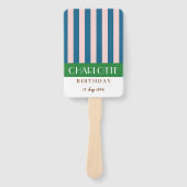 Kleurrijke heldere levendige kleuren Fun Minimalis Handwaaier (Voorkant)