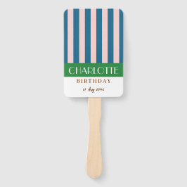 Kleurrijke heldere levendige kleuren Fun Minimalis Handwaaier