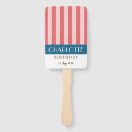 Kleurrijke heldere levendige kleuren Fun Minimalis Handwaaier