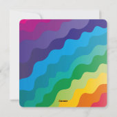 Kleurrijke, heldere liefde is liefde feestdagenkaart (Achterkant)