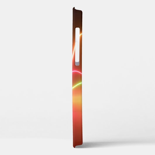 Kleurrijke heldere neonglanzende grafische equaliz Case-Mate iPhone case (Achterkant / Links)