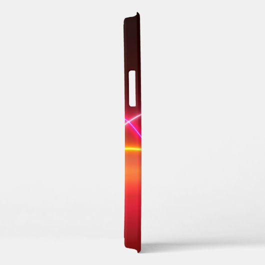 Kleurrijke heldere neonglanzende grafische equaliz Case-Mate iPhone case (Achterkant / Rechts)