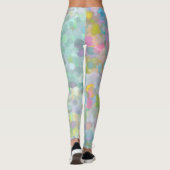 kleurrijke , heldere pastel leggings (Achterkant)