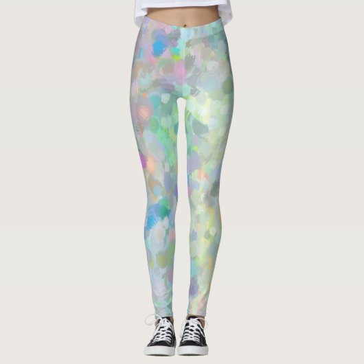 kleurrijke , heldere pastel leggings (Voorkant)