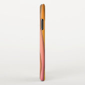 Kleurrijke heldere regenboog strepen patroon iPhone hoesje (Rechterkant)