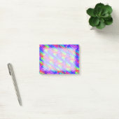 Kleurrijke, heldere regenboogdraden post-it® notes (Kantoor)