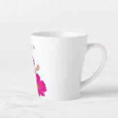 Kleurrijke Heldere Tuin Kosmos Bloemen Custom Latte Mok (Rechts)