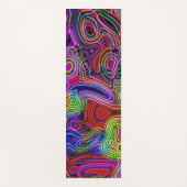 Kleurrijke helderneonregenboog yogamat (Voorkant)