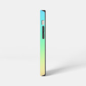 Kleurrijke helderpastelgradiënt iPhone hoesje (Linkerkant)
