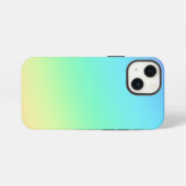 Kleurrijke helderpastelgradiënt iPhone hoesje (Achterkant horizontaal)