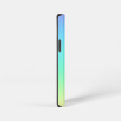 Kleurrijke helderpastelgradiënt iPhone hoesje (Rechterkant)