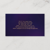 Kleurrijke Helpende Handen Hartboom Mozaïek Visitekaartje (Achterkant)