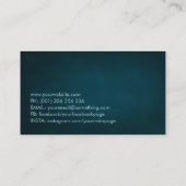 Kleurrijke Helpende Handen Hartboom Mozaïek Visitekaartje (Achterkant)