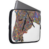 Kleurrijke Hera het Paard Laptop Sleeve (Voorkant Rechts)