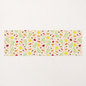 Kleurrijke herfst bladeren en noten yogamat (Achterkant (horizontaal))