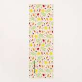 Kleurrijke herfst bladeren en noten yogamat (Voorkant)