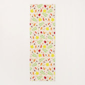 Kleurrijke herfst bladeren en noten yogamat (Achterkant)