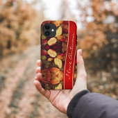 Kleurrijke herfst bladeren iPhone Case