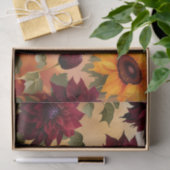 Kleurrijke Herfst Bloeit met Waterverf Tissuepapier (Geschenk)