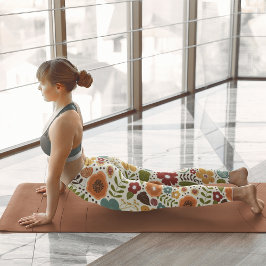 Kleurrijke Herfst bloemen patroon All-Over-Print Leggings