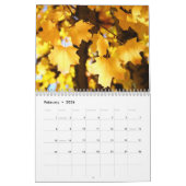 Kleurrijke Herfst boombladeren Calendars Blue Sky Kalender (Feb 2026)