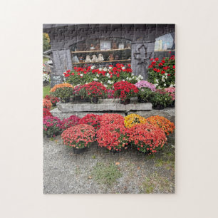 Kleurrijke herfst chrysanten legpuzzel
