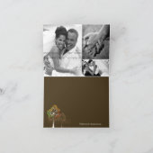 Kleurrijke Herfst- en Valboom Dankkaart Bedankkaart (Binnen)