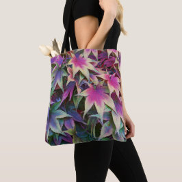 Kleurrijke Herfst Esdoornbladeren Bloemmotief Tote Bag
