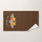 Kleurrijke Herfst Floral Arrangement Bad Handdoek (Handdoek)
