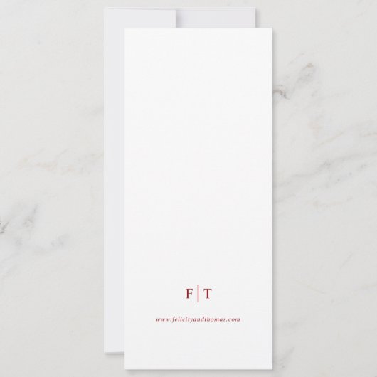 Kleurrijke Herfst Floral Elegant Boho Bruiloft Kaart (Achterkant)