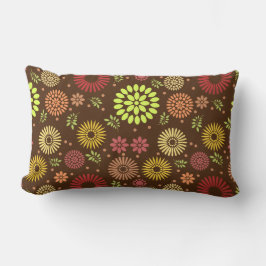 Kleurrijke Herfst Flowers in Warm Shades Kussen