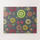 Kleurrijke Herfst Flowers in Warm Shades Legpuzzel (Horizontaal)